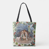 Geboorte Scène, Vreugde aan de Wereld, Tote Bag (Achterkant)