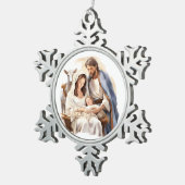 Geboorte sneeuwvlok Ornament (Rechts)