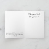 Geboorte Star Kerst Kaart (Binnen)