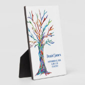 Geboorte Stats Kinderkamer Tafel Plaque met Ezel Fotoplaat (Zijkant)