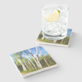 geboorte stenen onderzetter (Zijkant)