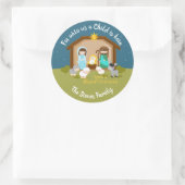 Geboorte Stickers (Kerst Heilige Familie) (Tas)