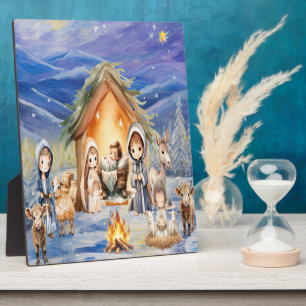 Geboorte Tafelblad Ezel Fotoplaat