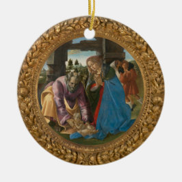 Geboorte van Botticelli Maagd Maria Kind Heilige J Keramisch Ornament