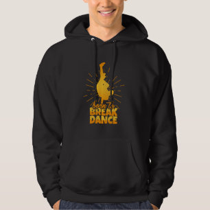 Geboorte van Breakdance Dancer Break Dance School Hoodie
