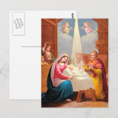 geboorte van Christus Briefkaart (Voorkant / Achterkant)