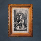 Geboorte van Christus Christelijke kerststal Poster