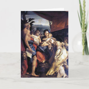 Geboorte van Christus - de Dag - Correggio - Feestdagen Kaart