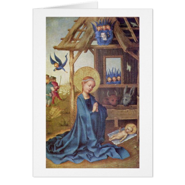 geboorte van Christus door Stefan Lochner (Voorkant)