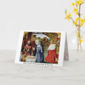 Geboorte van Christus en Kardinaal Rolin door Jean Kaart (Gele Bloem)