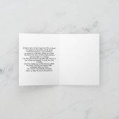 Geboorte van Christus / Hymne Feestdagen Kaart (Binnen)