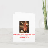 Geboorte van Christus = Meister von Hohenfurth Feestdagen Kaart (Achterkant)