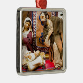 Geboorte van Christus Metalen Ornament (Rechts)