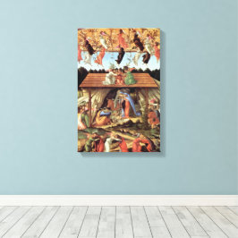 Geboorte van Christus, Mystieke Geboorte door Bott Canvas Afdruk