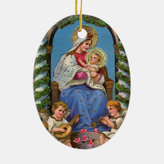  geboorte van Christus Ornament (Achterkant)