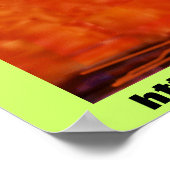 " geboorte van de espresso - machine " poster (Hoek)