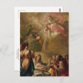 Geboorte van de Maagd door Francesc Pali Duran Briefkaart (Voorkant / Achterkant)