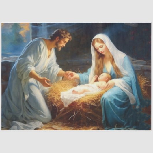 Geboorte van de Redders Tissuepapier (Voorkant)