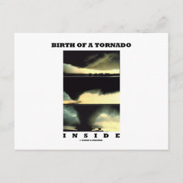 geboorte van een tornado binnenin (meteorologie) briefkaart
