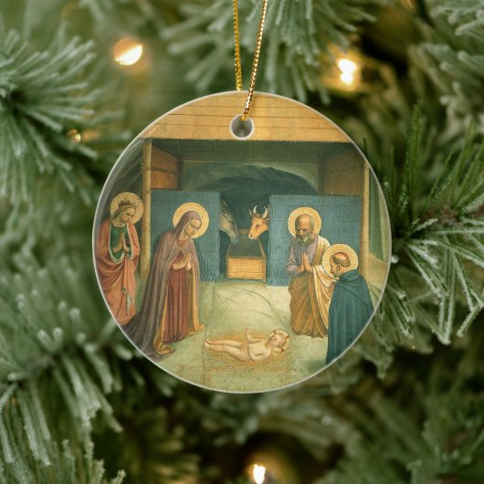Geboorte van Fra Angelico Keramisch Ornament (Boom)