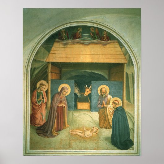Geboorte van Fra Angelico Poster (Voorkant)