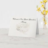 GEBOORTE VAN GROOT - HET WENSKAART VAN DE KAART (Gele Bloem)