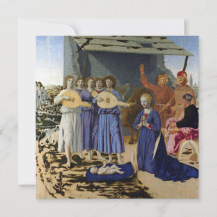 GEBOORTE VAN JESUS, ENGELEN door PIERO DELLA FRANC