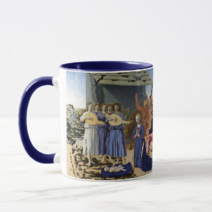 GEBOORTE VAN JESUS, ENGELEN door PIERO DELLA FRANC Mok