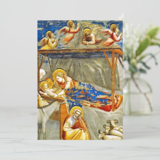 Geboorte van Jezus Aankondiging (Staand voorkant)