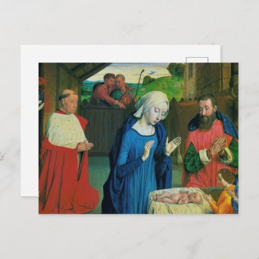  geboorte van Jezus Briefkaart (Voorkant / Achterkant)