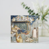 Geboorte van Jezus Christo (door Giotto) Kaart (Staand voorkant)