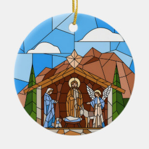 Geboorte van Jezus Christus, Geboorte van de Verlo Keramisch Ornament