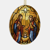 Geboorte van Jezus Christus, Geboorte van de Verlo Keramisch Ornament (Rechts)