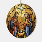 Geboorte van Jezus Christus, Geboorte van de Verlo Keramisch Ornament (Links)