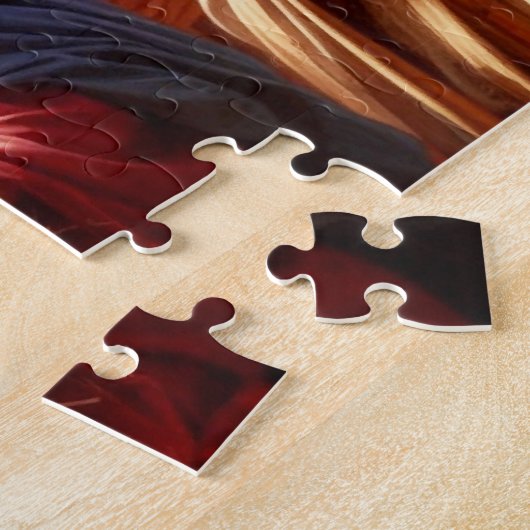 Geboorte van Jezus Christus Kerstpuzzel Legpuzzel (Zijkant)