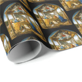 Geboorte van Jezus door Botticelli C 1473 Cadeaupapier (Rol Hoek)