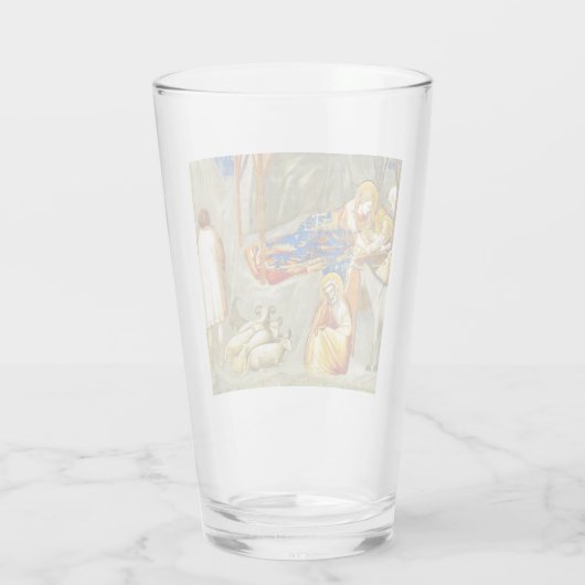 Geboorte van Jezus Glas (Achterkant)