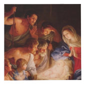 Geboorte van Jezus in beroemde schilderijen Kubus (Voorkant)