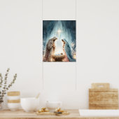 Geboorte van Jezus Kunst, Geboorteschilderij, Ster Poster (Keuken)