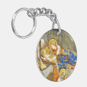 Geboorte van Jezus Sleutelhanger (Voorkant Links)