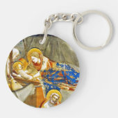 Geboorte van Jezus Sleutelhanger (Achterkant)