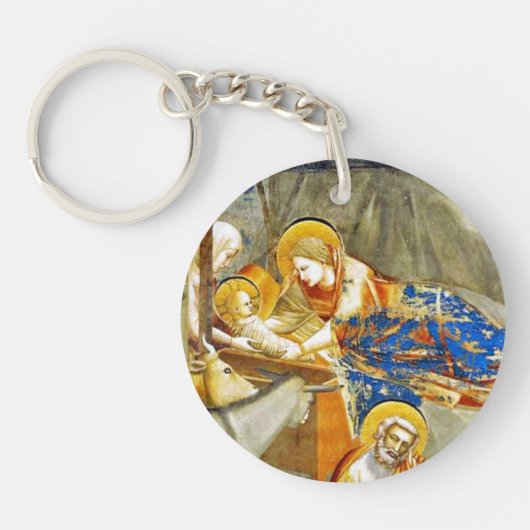 Geboorte van Jezus Sleutelhanger (Voorkant)