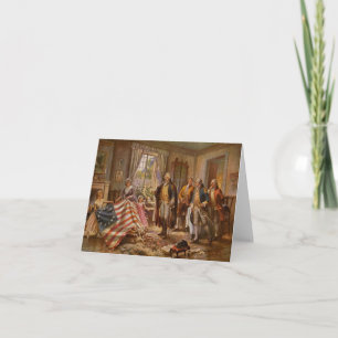 Geboorte van Oude Glorie - Edward Moran (1917) Kaart