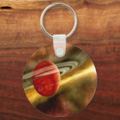 Geboorte van Saturnus Sleutelhanger (Voorkant)