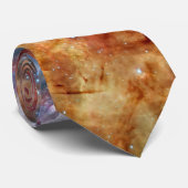 Geboorte van sterren Kosmische Schepping Blauwe St Stropdas (Opgerold)