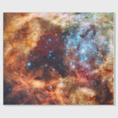 Geboorte van sterren Kosmische Schepping Cadeaupapier (Vlak)