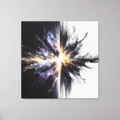 Geboorte van Twee Werelden Canvas Afdruk (Voorkant)