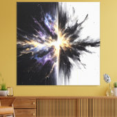 Geboorte van Twee Werelden Canvas Afdruk (Insitu (Woonkamer))