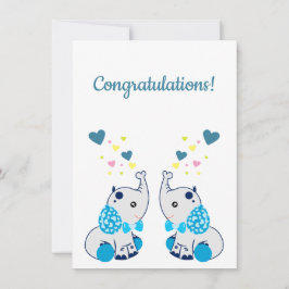 geboorte van Twins, gefeliciteerd