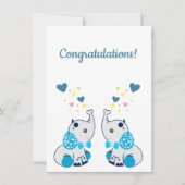 geboorte van Twins, gefeliciteerd (Voorkant)
